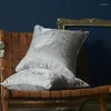 Housse de coussin nordique S, taie d'oreiller décorative pour canapé Dakimakura, décoration de maison, taie d'oreiller carrée 45x45, lit cadeau de voiture