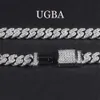 Ugb Hip Hop hommes Gra certifié 925 argent Sterling glacé Miami Vvs Moissanite diamant chaîne à maillons cubains collier