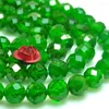 Loose Gemstones Natural Diopside Faceted Round Beads Wholesale Gemstone Semi Precious Stone Bracelet Necklace Diy Jewelry Making Design