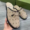 Designer Fur Slides Homens Mulheres HORSEBIT Chinelos Lã Inverno Pele Fofa Peluda Quente Mulas Confortáveis Sola de Couro Menina Flip Flop Chinelo Tamanho 36-48