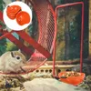 Ensembles de vaisselle Hamster Plat d'eau Bol d'alimentation pour animaux de compagnie Bols de chaton en forme de dessin animé Mangeoires en céramique Citrouille de Guinée