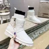 Botas de neve de designer série bling anticongelante couro importado quente confortável moda versátil antiderrapante sapatos resistentes ao desgaste tamanhos 35-40