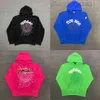 22sss 555 Designer Hip Hop Kanyes Style Sp5der Felpa con cappuccio Spider Jumper Cantanti hip-hop europei e americani con lo stesso paragrafo 256a