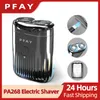 かみそりの刃PfayPa268 Mini Electric Shaver for Men Portable Electric Razorシェービングひげ機