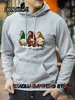 Sweats à capuche pour hommes Sweatshirts 3D Elf de Noël Impression Sweat à capuche Cool pour hommes Mode Tendance Harajuku Streetwear Automne Surdimensionné Pull Vêtements 231025
