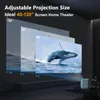 Nieuwe Collectie P10 MINI Projector Android 9.0 5G Wifi LCD Projector Daglicht Home Theater Beamer Draagbare Projector