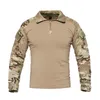 Refire engrenagem homens exército tático camisa swa soldados militar combate -camisa manga longa camuflagem camisas paintball 5xl 220325