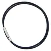 Sample Black Leather Necklace Long Rope Cord String Pendant Necklaces Making Bayonet Clasps Jewelry For Man And Women Chokers216e