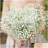 Decoratieve Bloemen Kransen Kunstmatige Baby Adem Bloemen Gypsophila Plastic Voor Thuis Decoratieve Diy Bruiloft Decoratie Nep F Dhb5S