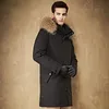 Parkas pour hommes veste d'hiver veste rembourrée pour hommes veste bouffante en duvet de canard blanc pour hommes manteau médi-long décontracté Jaqueta Masculina FCY231023