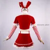 Cosplay Kleid Neue Damen Cosplay Kostüm Weihnachten Santa Claus Bühne Show Kleidung Sexy Rot COS Tanzen Robe