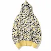 Designer Sweat à capuche Shark Mens Full Zip Sweat à capuche Femme Camo Veste Automne Sweat à capuche Casual Sweat-shirt à manches longues Broderie Top Grande taille S M L XL XXL XXXL