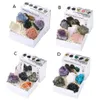 5Pcs Chakra Stone Tumbled Crystal Natural Rough Raw Healing For Yoga Meditation Reiki Kits X4YA Earrings & Necklace271k