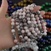 8mm Natural stone Pink Zebra Jasper bracelet Gemstone Healing Power Energy Beads Elastic Stretch stone round Beads bracelet