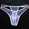 Whole - New Men's G-Strings Sexy Crime Men; s Mens G-Strings Sous-vêtements Creux Ultra-mince Transparent Sissy String maille Jock264L