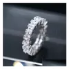 Band Ringe Kristall Ring Cz Zirkon Verlobung Hochzeit Band Ringe Für Frauen Männer Finger Party Schmuck Drop Lieferung Dhgarden Otpfh