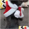 Abbigliamento per cani Abbigliamento per cani Costume per gatti divertente Mantello di Natale Anno Mantello Halloween Travestimento Vestiti per gatti domestici Festa Inverno Giardino domestico P Dht1Z