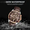 Armbandsur Naviforce Luminous Hands Mens Watches Top Brand Men Watch Waterproof Sport Wrist Luxury Chronograph Quartz Male Clock 231025