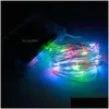 Led String Lichter 2M 5M 10M Garland Home Weihnachten Hochzeit Party Dekoration Angetrieben Durch 5V Batterie fee Licht Drop Lieferung