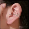 Ear Cuff Ear Cuff Cor de Ouro Folhas Não-Piercing Clipes Falso Cartilagem Brinco Jóias Para Mulheres Homens Atacado Presentes Drop Delivery Dhga Ot8Ou