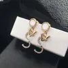 Luxury Earrings 18K Gold Plated Earrings Designer Jewelry Brand Letter Stud Earring Wedding Party Christmas Gifts