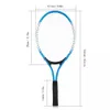 Tennisracketar 1 par barn tennisracket set järn 2 bitar legering nylon racketer en boll med väska för nybörjare träning utomhus tennis 231025