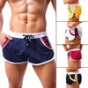 Shorts décontractés d'été pour hommes, vêtements pour la maison, boxeurs en coton pour hommes Gay, pantalons courts Sexy, pantalons amples, 2708