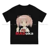 Heren T-shirts MADoka hipster T-shirts Puella Magi Magica Anime mannelijke stijl tops shirt ronde hals