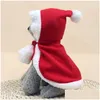 Köpek Giyim Köpek Giyim Komik Kedi Kostümü Noel Pelerin Yıl Cape Cadılar Bayram