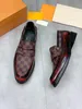 Diseñador de marca tartán caballero Oxfords vestido para caminar negocios zapatos sin cordones al aire libre tamaño 38-44