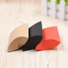 Gift Wrap 50pcs Kraft Paper Candy Box Pillow Shape Wedding Favor Boxes Pie Party Box(Follow The Video Folding On Link)