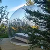 Schönes aufblasbares Blasen-Kuppelzelt im Freien, 6 m, 20 Fuß Durchmesser, mit Gebläse, Fabrik, ganzes transparentes Blasenhaus
