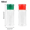 Bottiglie di stoccaggio 1/2/3PCS 100MLCondimento Shaker Spezie di plastica Condimento Vaso Sale Pepe Scatole Per Gadget da cucina Strumento Organizzatore