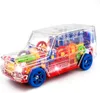 Light Up Transparent Game Off Road Vehicle Baby Toys with Music and Lights 8 inch Battery Operated Toddler Sensory Car Toys for Boys and Girls