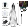 Weihnachtsdekorationen APP Intelligentes Baumlicht Bluetooth-Punktsteuerung Magische Farb-LED-Schnur Tag Dekorative Atmosphärenlichter 231025
