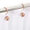 Shower Curtains Curtain Hooks Rings Set Of 12 Decor Metal Rustproof For Bathroom