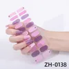 22Tips/Vel Mode Nagel Wrap Stickers Gemengde Ontwerpen zelfklevende Nagellak Folies 3D Stickers Nail Art decoraties Salon