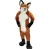 Performance Brown Husky Fox Dog Mascot Costumes Holiday Celebration Cartoon Character Outfit Suit Carnival Adults Size Halloween Christmas Fancy Party Dress