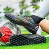 Elbise ayakkabıları erkekler hightop futbol profesyonel futbol botları fgtf cleats çocuklar yüksek ayak bileği çim varış 231024