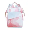 Sacos de armazenamento Mommy Bag Simples Multi-função Cor Fralda Mamadeira Mochila