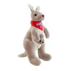 Bambole di peluche 32CM Canguro australiano bambola giocattolo straccio regalo di compleanno per bambini matrimonio decorazione auto cartone animato 231025