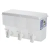 Bouteilles d'eau Distributeur de boissons en plastique à 3 grilles Boissons pratiques pour l'approvisionnement en réfrigérateur domestique