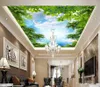 Fonds d'écran personnalisé 2023 plafond 3D Po Sky Cloud White Wallpaper pour murs stéréoscopiques