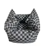 Luxury Designer Dog Car Nest Black gray Plaid logo dog sofa Autumn and Winter Removable and Washable Pet Nest Teddy Schnauzer Pet Warm and Comfortable Dog Nest