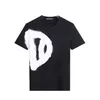 DSQ PHANTOM TURTLE T-shirt da uomo di design italiano Milano Moda Logo Stampa T-shirt Estate Nero Bianco T-shirt Hip Hop Streetwear 10223t