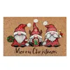 Tapijt Vrolijk Kerstfeest Gnome Deurmat Kerstvakantie Welkom Vloermat Tapijten voor Voordeur Grappig Antislip Rubber Terug Winter Thuis Keuken 231025