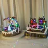 Decorazioni natalizie Carillon natalizio con spruzzi d'acqua da concerto Ornamenti rotanti Fontana in resina Decorazioni regalo Decorazioni per la casa 231025
