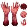 Garden Decorations 2Pcs Broken Hand Prosthesis Prosthetic Ornament Halloween Fake Tricky Props