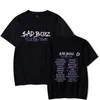Мужские футболки Junior H Sad Boyz Tour 2023 Рубашка большого размера для женщин и мужчин Уличная одежда 90-х годов Y2K Хип-хоп с коротким рукавом Забавная футболка Футболки с рисунком