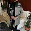 Men s Trench Coats Fashion Korean Stand Collar Windbreaker Luxury Trend Long sleeved Long Cape Single breasted Loose Casual M 4XL 231025